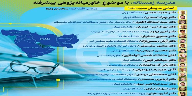 برگزاری دومین هفتهٔ مدرسهٔ زمستانهٔ خاورمیانه‌پژوهی پیشرفته
