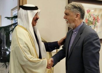 دیدار سیدعباس صالحی با عبدالله بن سعود العنزی سفیر عربستان سعودی در تهران