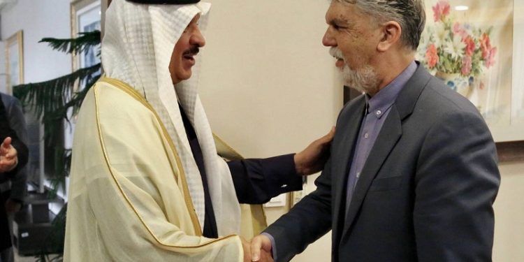 دیدار سیدعباس صالحی با عبدالله بن سعود العنزی سفیر عربستان سعودی در تهران