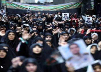 مراسم عزاداری اربعین هیأت‌های دانشجویی در جوار محل شهادت رهبر انقلاب