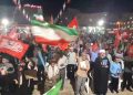 اجتماع باشکوه مردم خورموج در شب ۲۰۵