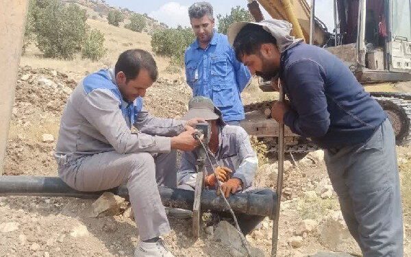 آبرسانی پایدار به پنج روستای سرفیروزآباد برقرار شد