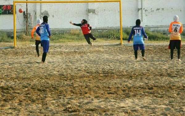 پرسپولیس در میدان رقابتهای فوتبال ساحلی بانوان حضور یافت