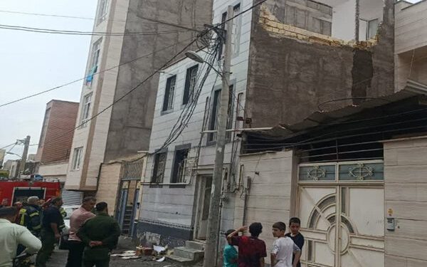 انفجار گاز در واحد مسکونی میانه، یک نفر را مصدوم کرد