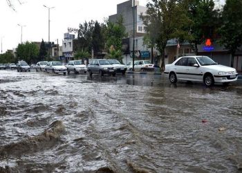 سیلابی ویرانگر در شهر اوز فارس