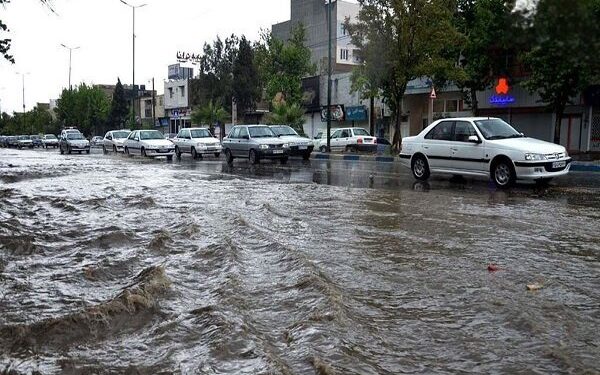 سیلابی ویرانگر در شهر اوز فارس