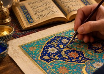 رقص طلا بر سکوت کاغذ؛ استادکاران اصفهانی، نگهبانان میراث تذهیب