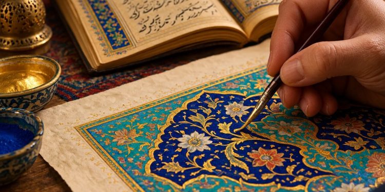 رقص طلا بر سکوت کاغذ؛ استادکاران اصفهانی، نگهبانان میراث تذهیب