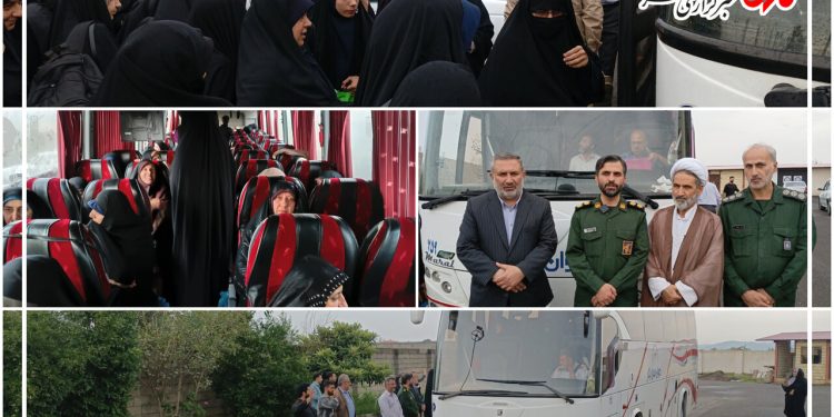 اعزام ۴۲ بسیجی از شفت به مشهد مقدس