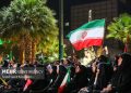 میدان امام خمینی تفت، مرکز تجمع مردم در شب مقاومت