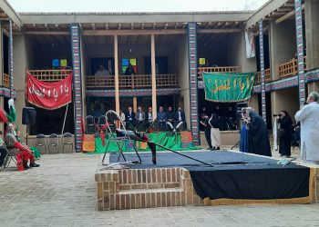 افتتاح ساختمان تکیه ۶۰۰ ساله برغان در پارک اقوام ایرانی کرج