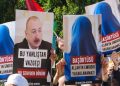 همبستگی لبنانیها با زنان محجبه در جمهوری آذربایجان