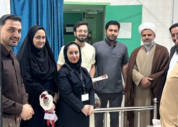 تجلیل از پرستاران بیمارستان بیرم به مناسبت روز پرستار