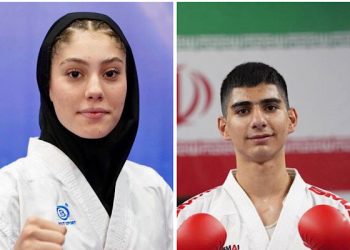 دو نماینده نوجوان کاراته ایران در رقابت برای کسب مدال برنز