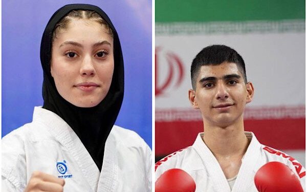 دو نماینده نوجوان کاراته ایران در رقابت برای کسب مدال برنز