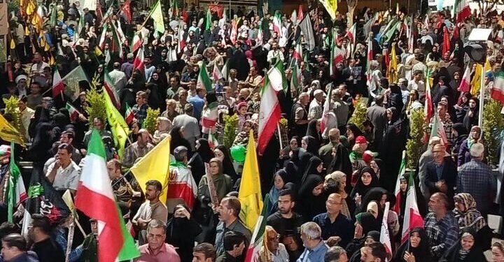 وفاداری مردم دیار آفتاب در شب ۲۳۳؛ تجدید میثاق با آرمانهای انقلاب